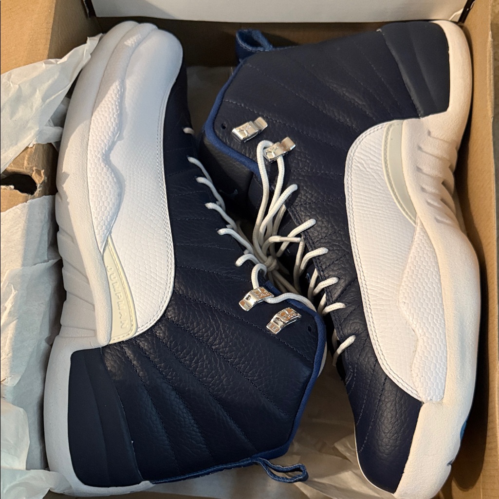 Air Jordan 12 Retro Mens Size 115ObsonUnvrsty BlWhtFrnch Bl Brand New